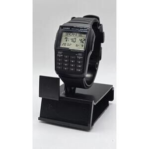 Casio Men's Retro DBC32-1A Multi-Lingual Data Bank White Digital Watch 10-key